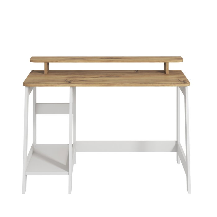Hanah Home Escritorio de Estudio Blanco y Roble